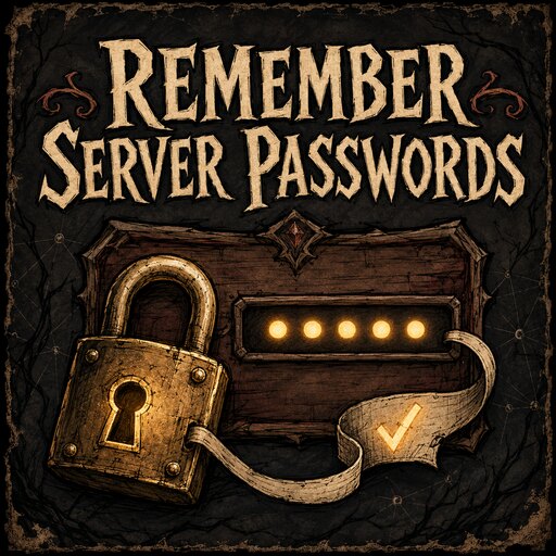 Remember Server Passwords — screenshot 1