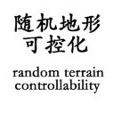 Controllable random terrain