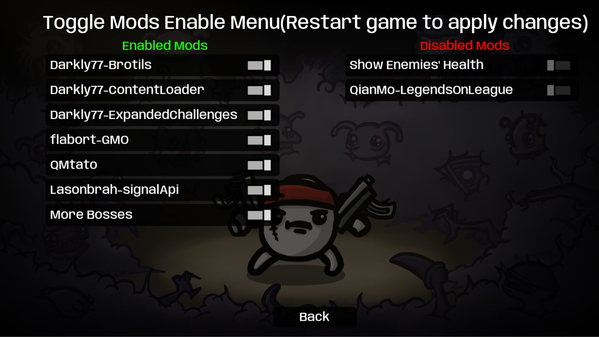 Mods Control Panel — screenshot 2