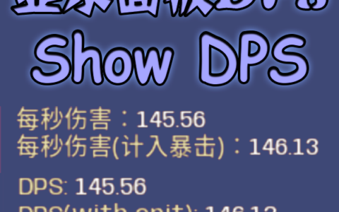 显示武器面板DPS-show weapon DPS