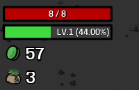 Display EXP Percentage on EXP Bar — screenshot 1