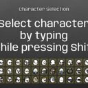 Select Character By Typing