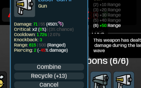 Detailed Weapon Stats