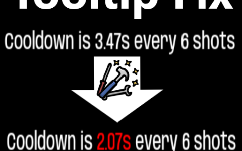 [Bugfix] Revolver Tooltip Fix