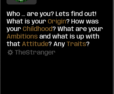 [Char] The Stranger (v1.0.1.3)
