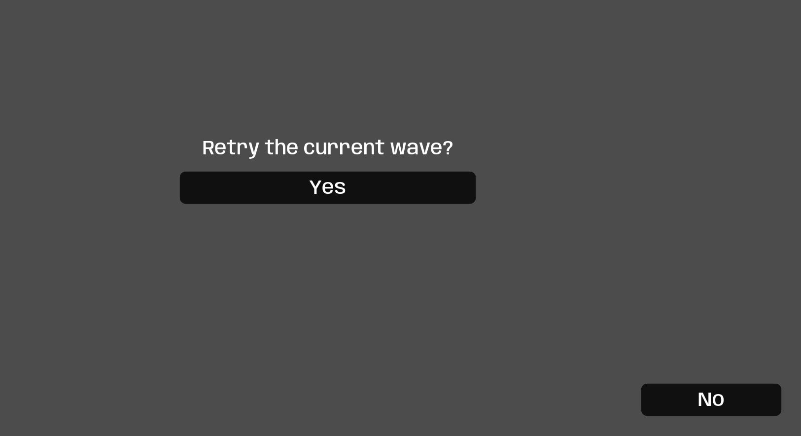 Wave retry Cancel button (no missclick) — screenshot 1