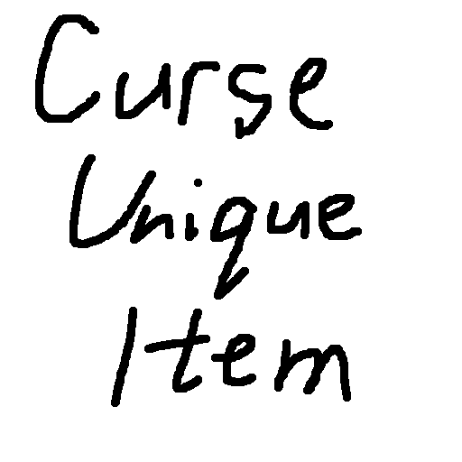 CurseUniqueItem-ver0.0.1 — screenshot 1