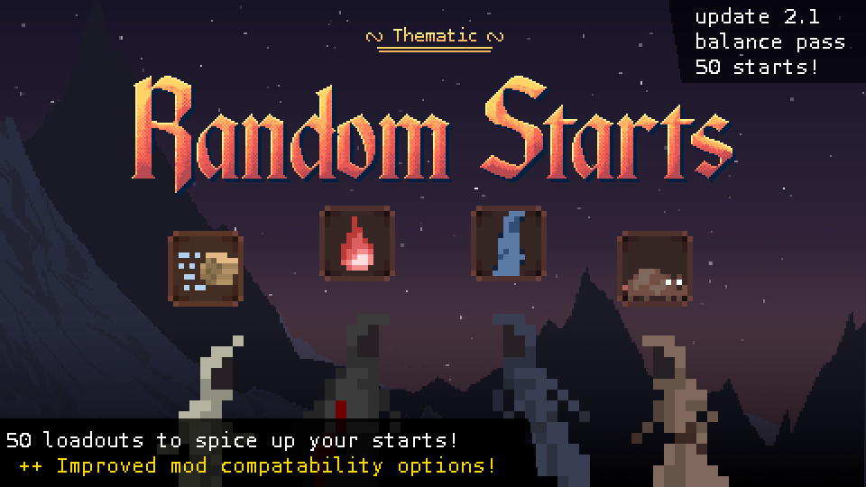 Thematic Random Starts — screenshot 1