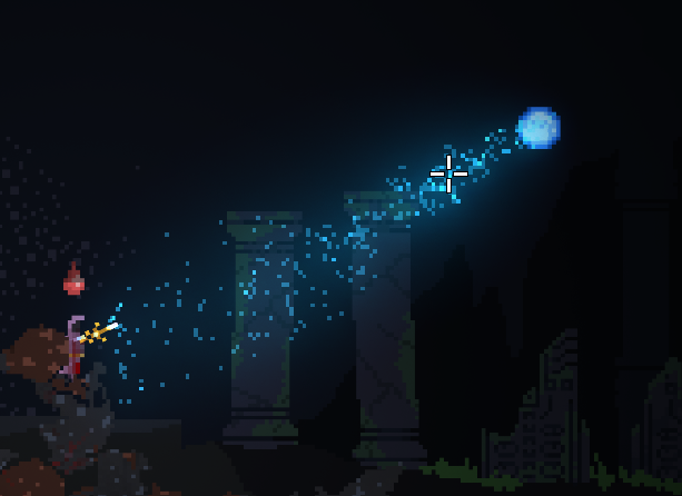 Noita Realistic Particles Behavior Mod — screenshot 5