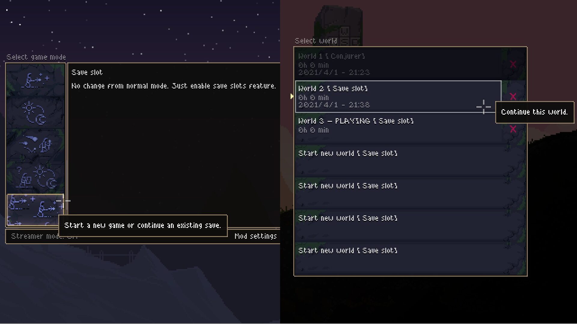 Save Slots Enabler — screenshot 1