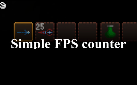 Simple FPS counter