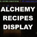 Alchemy Recipe Display