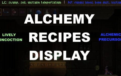 Alchemy Recipe Display