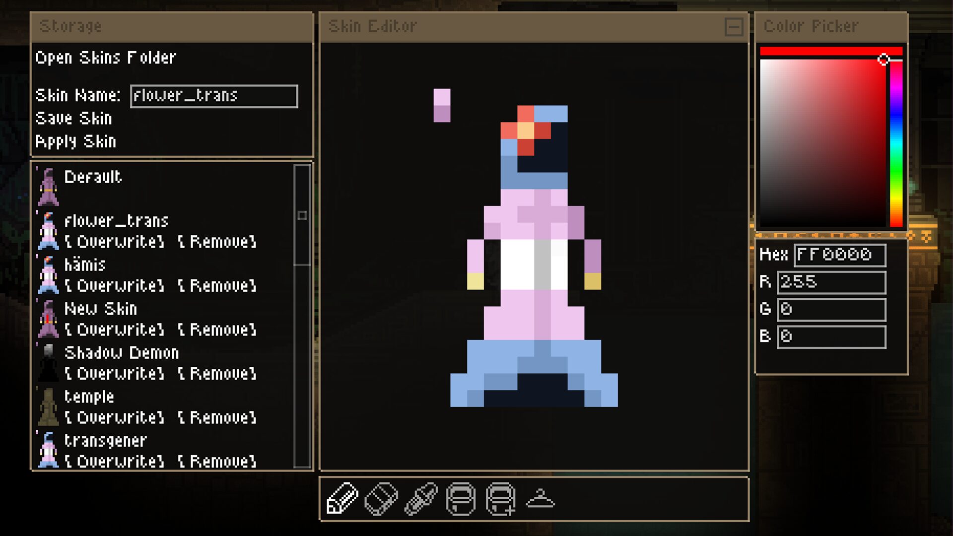 Skin Editor — screenshot 1