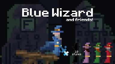 Blue Wizard & Friends