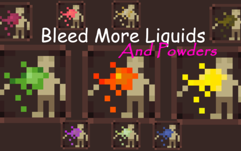 Bleed More Liquids And Powders