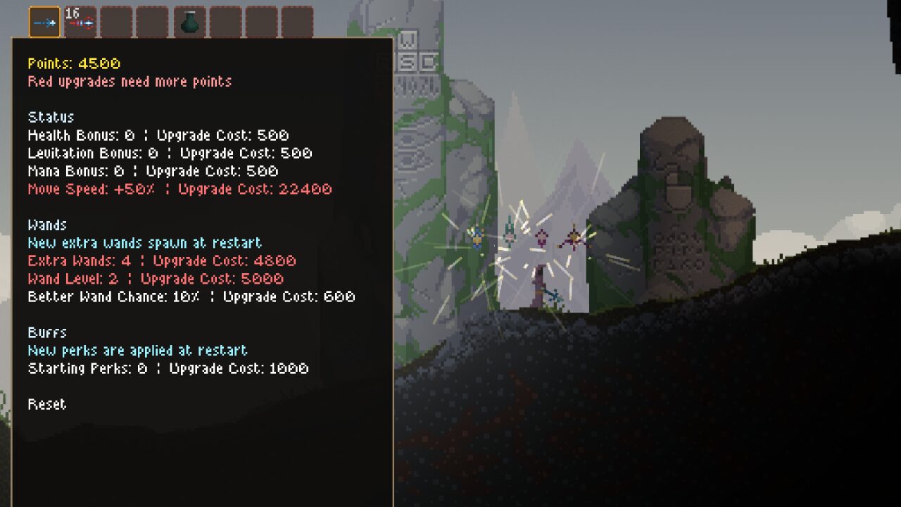Permanent level up system — screenshot 1