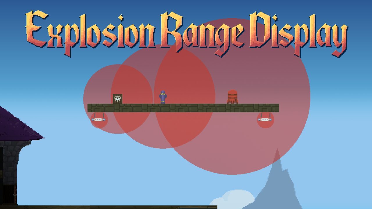 Explosion range display — screenshot 1