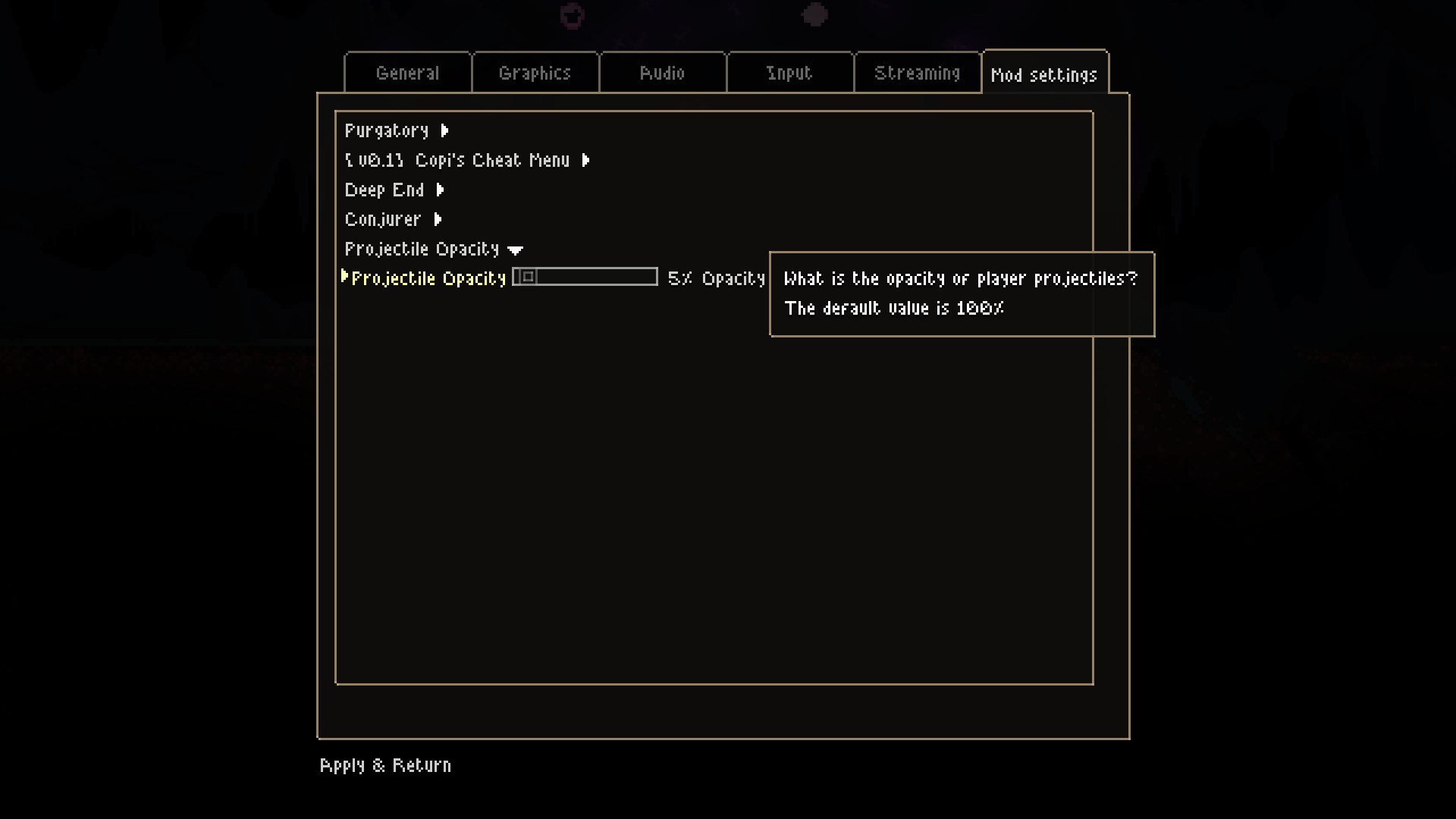 Projectile Opacity — screenshot 3