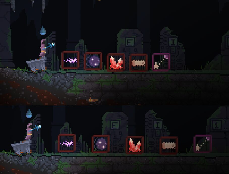 Align spells when throwing — screenshot 2
