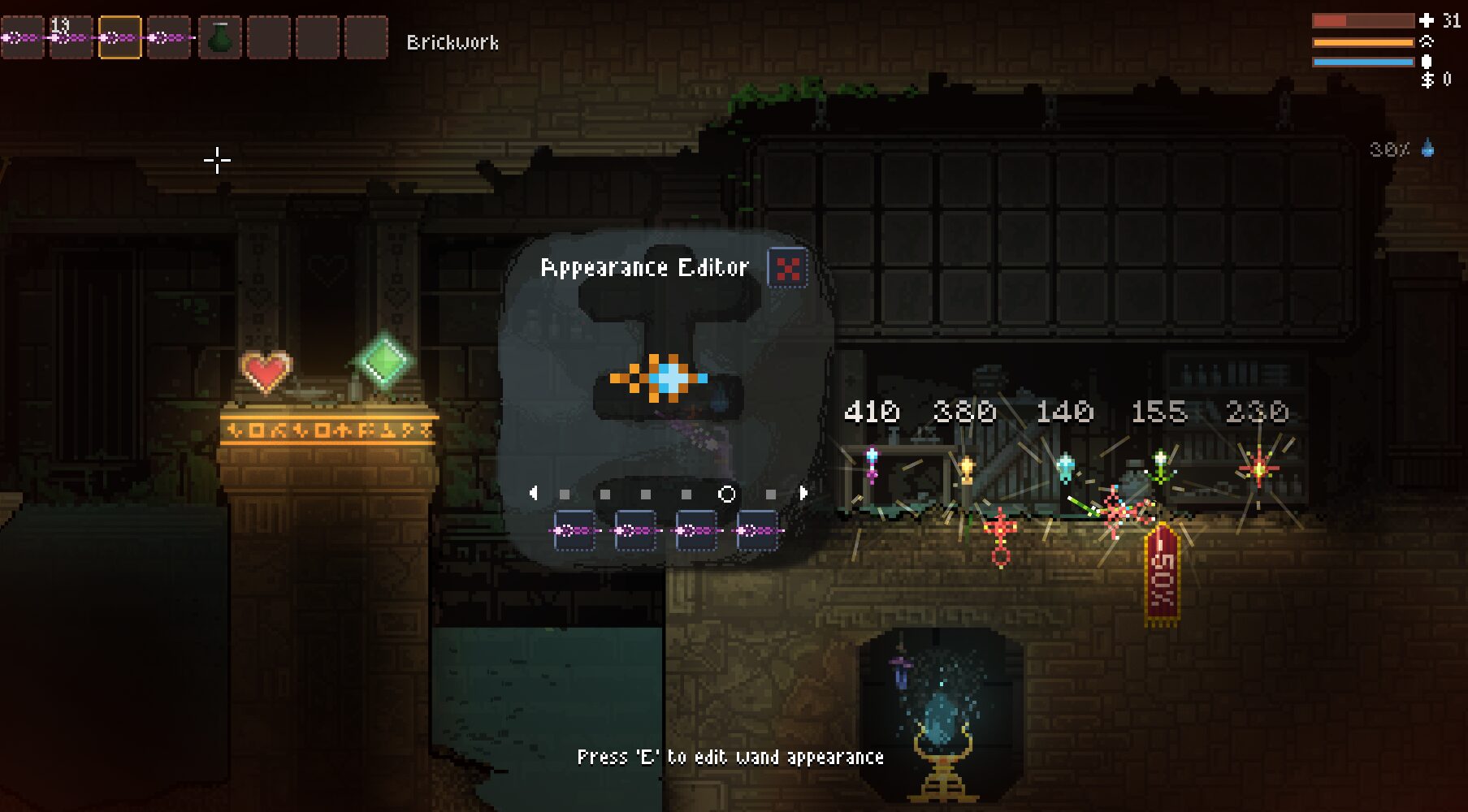 Wand Editing Bench — screenshot 2