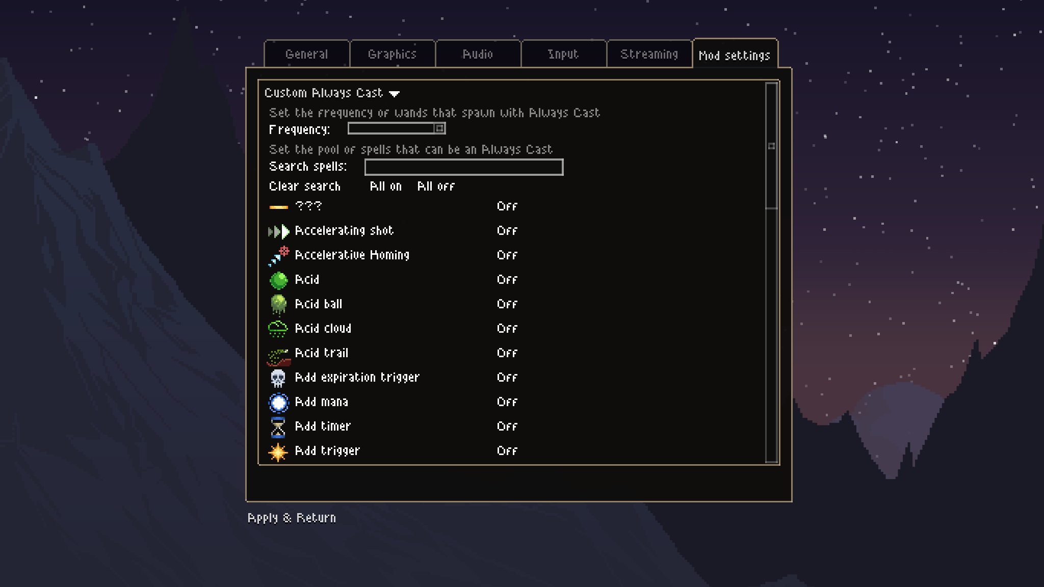 Custom Always Cast — screenshot 1