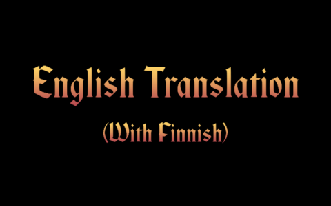 Complete English Translation (With Finnish)