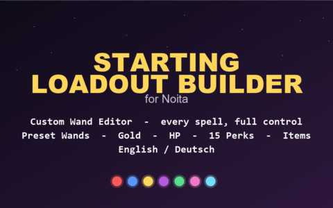 Starting Loadout Builder