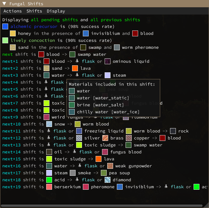 Fungal Shift Query — screenshot 3