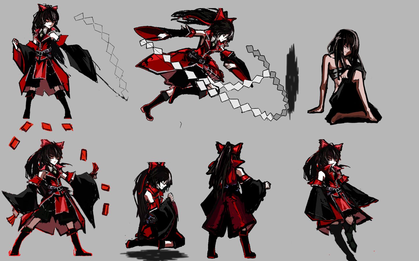 leper Hakurei Reimu skin — screenshot 2