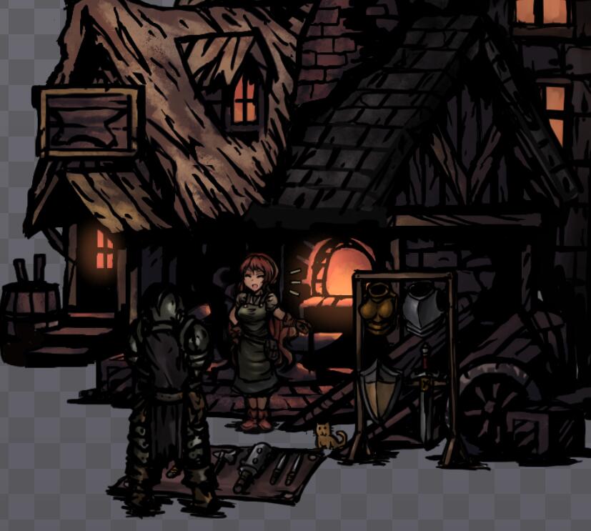 LW- blacksmith build add details -铁匠铺细节添加 -ver 0.6 — screenshot 2
