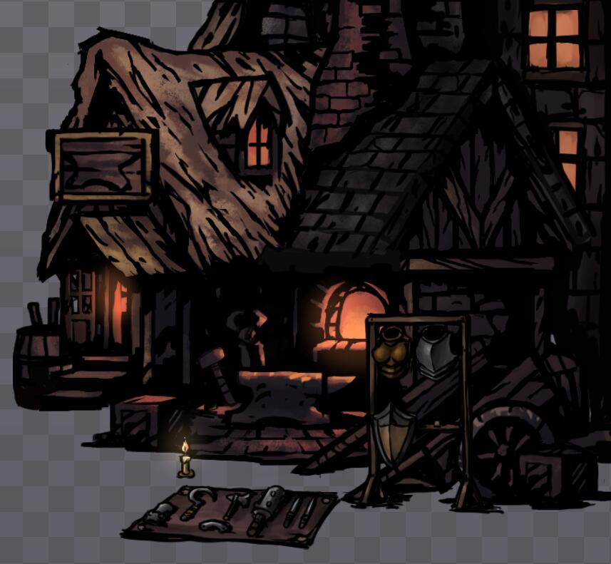 LW- blacksmith build add details -铁匠铺细节添加 -ver 0.6 — screenshot 1
