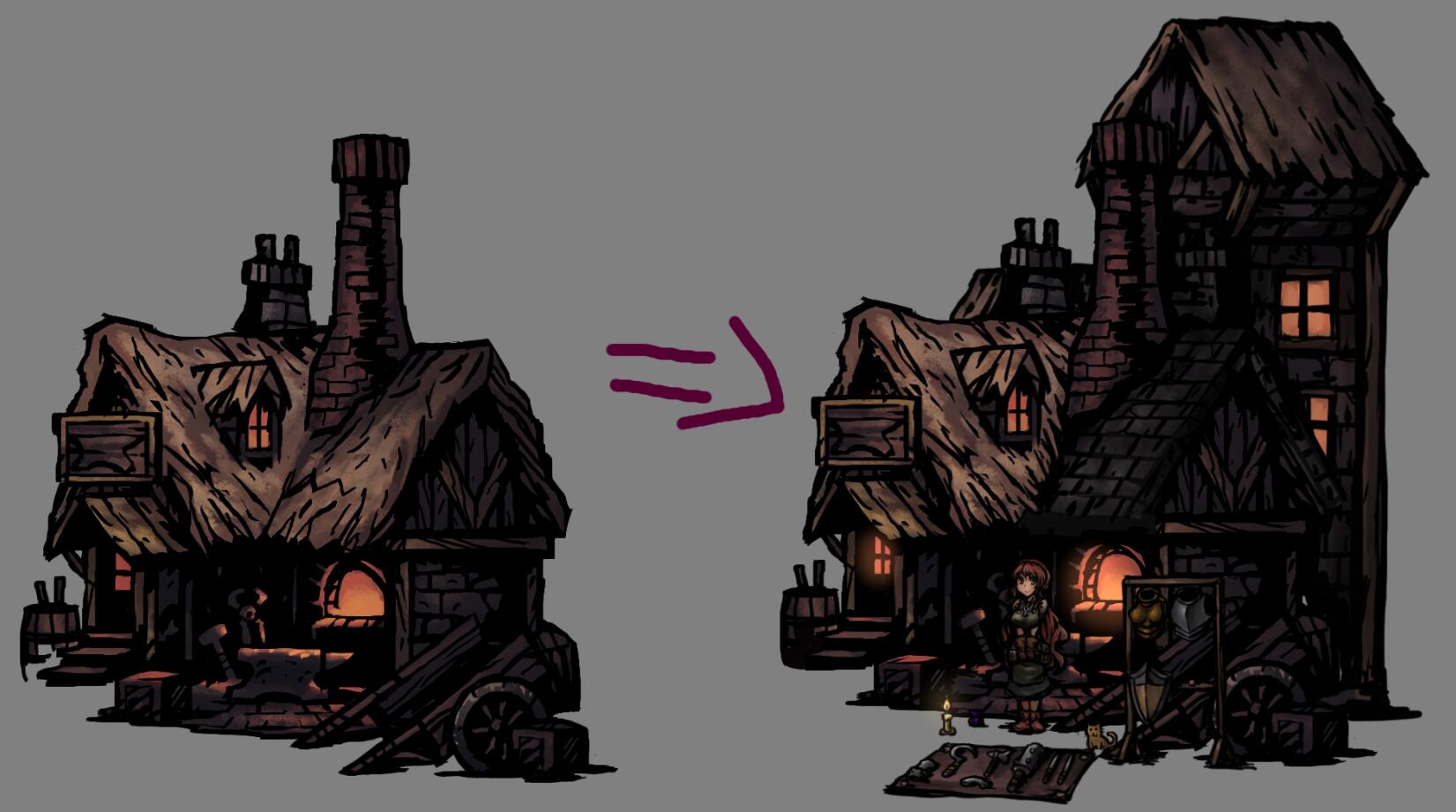 LW- blacksmith build add details -铁匠铺细节添加 -ver 0.6 — screenshot 3