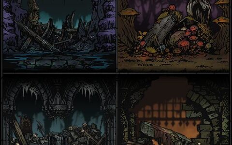 More dungeon background variations all in one- Reworked