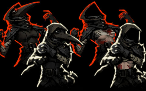 Backless & Bloody Plague Doctor Skin