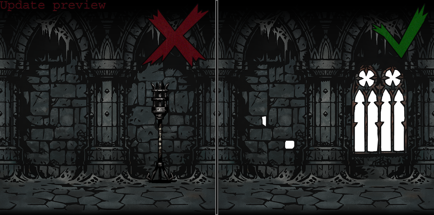 More dungeon backround variations – Ruins – Reworked — screenshot 2