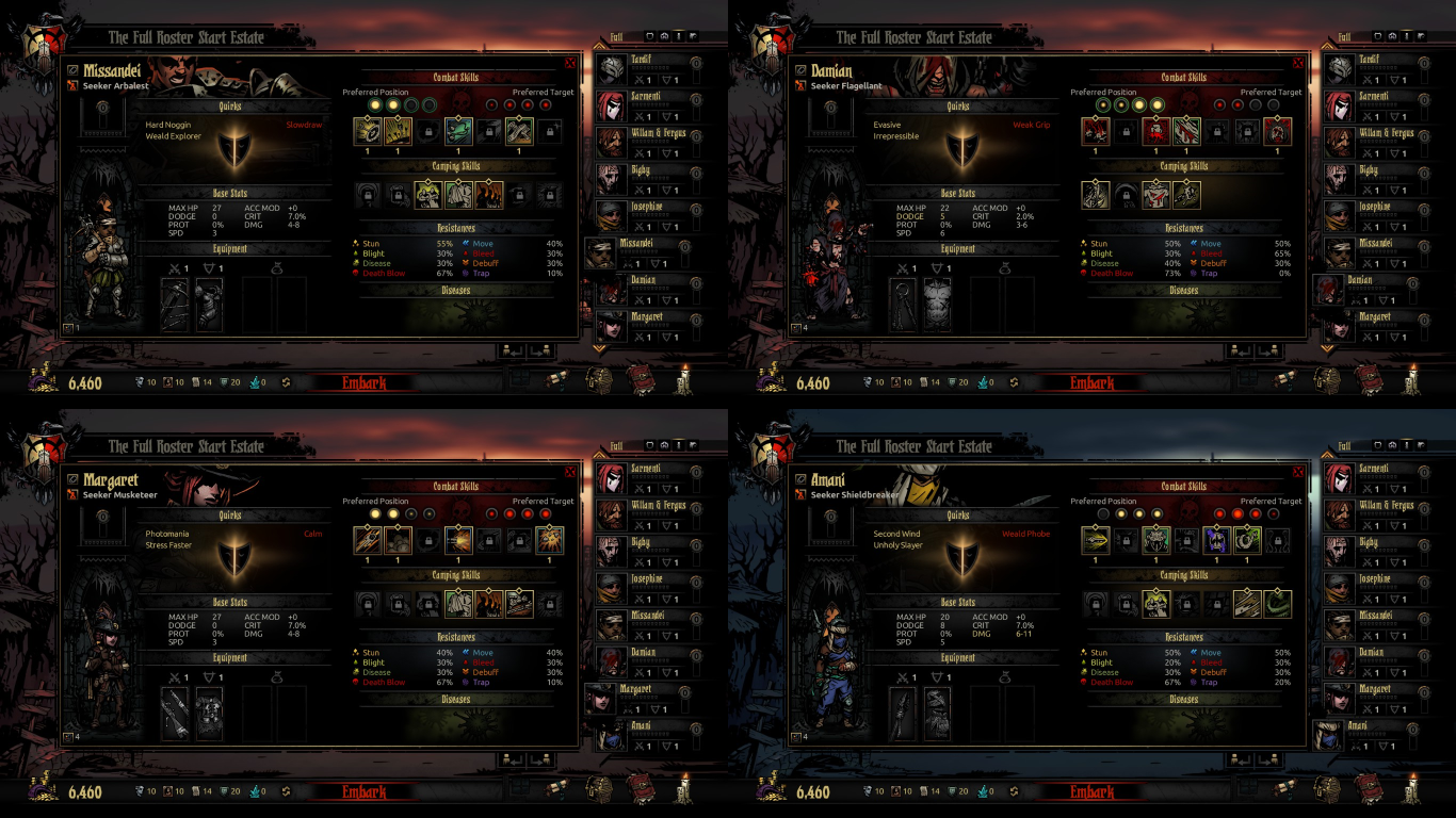 Full Roster Start (O’Nightmare’s Classes) — screenshot 6