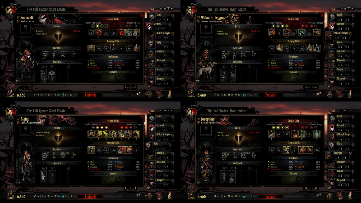 Full Roster Start (O’Nightmare’s Classes) — screenshot 5