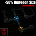 50% Smaller Dungeons [Crimson Court]