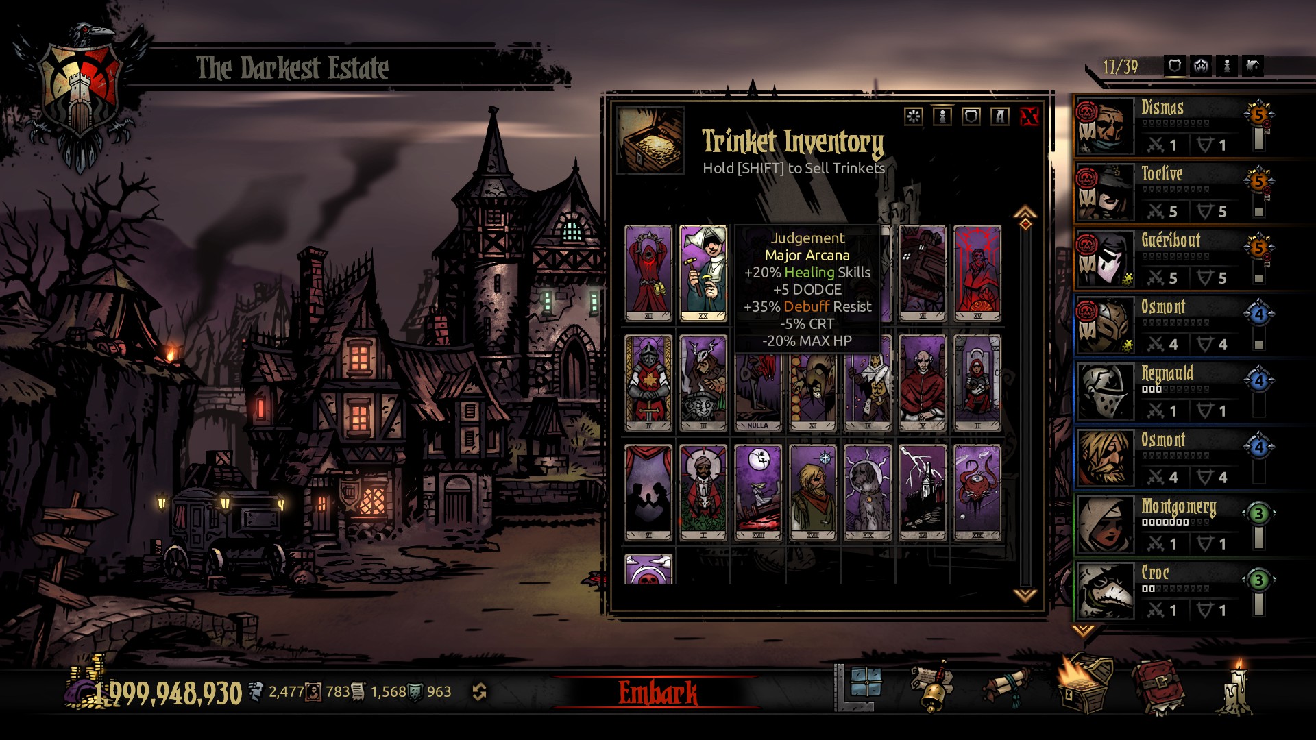 Major Arcana Trinkets — screenshot 2