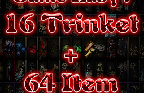 16 trinkets + 64 item