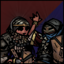 Warring antiquarian skins