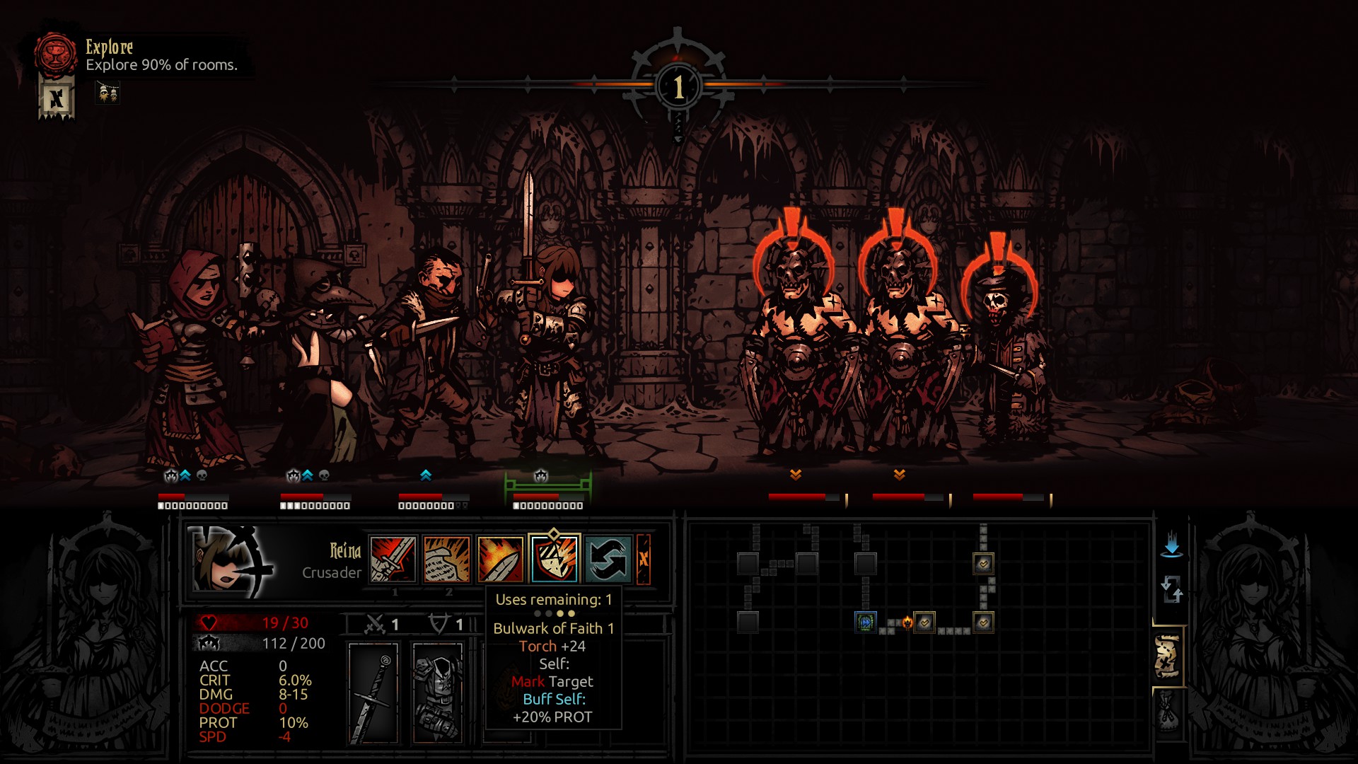 Anime Crusader Skin Dark Eyes Version — screenshot 1