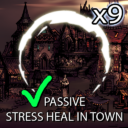 Passive Stress Heal in Town x9