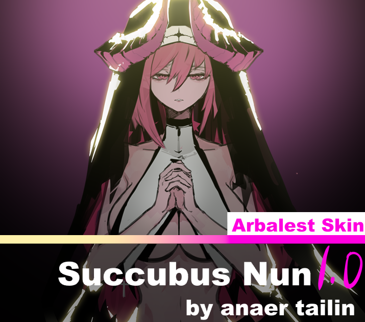 Succubus Nun arbalest skin — screenshot 1