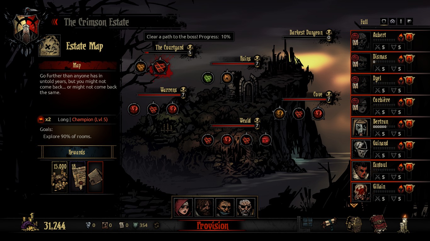 Regular Region Courtyard (Crimson Court) — screenshot 1