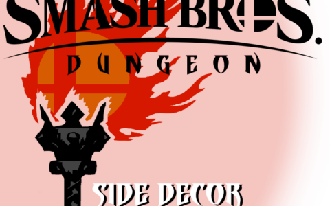 Super Smash Bros Dungeon Side Decor & Map
