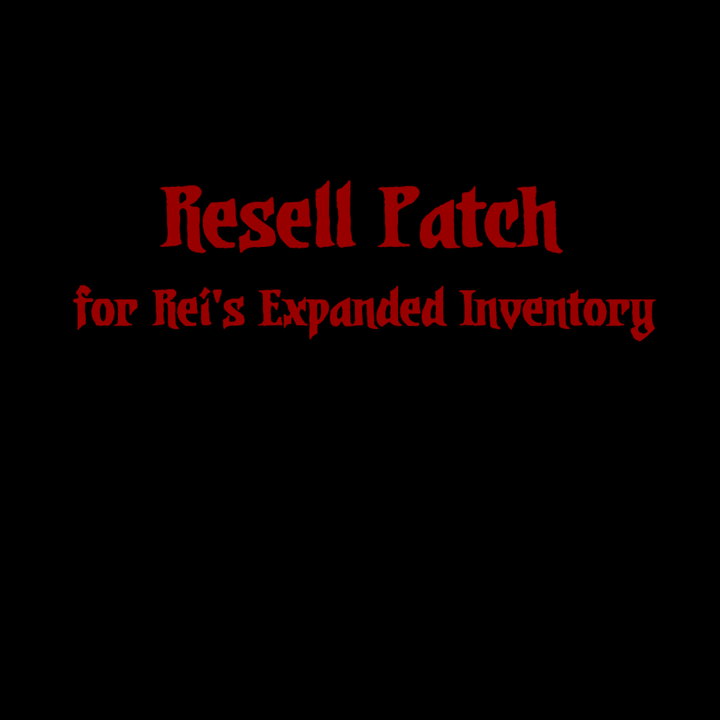 REI: Resell Patch — screenshot 1