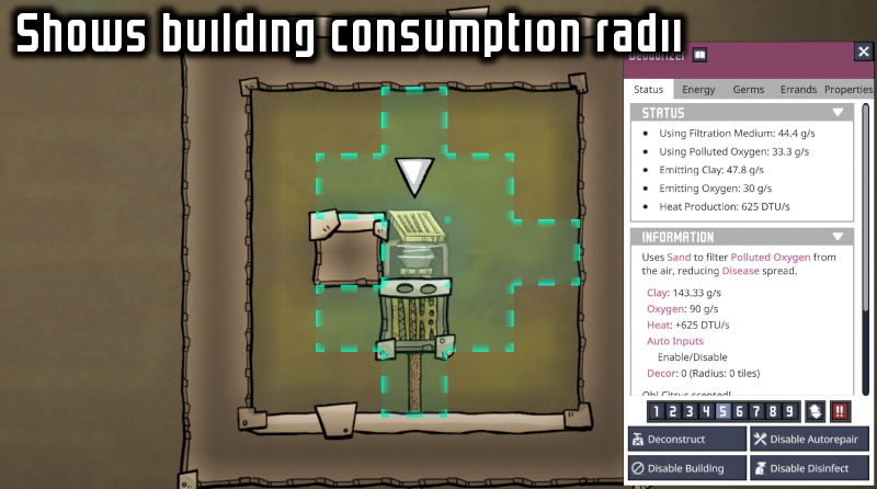 Show Building Ranges — screenshot 1