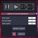 Customizable Speed